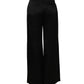 Black HighWaist WideLeg Women Trouser Pants