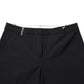 Black Skinny Mid Waist Chino Women Trouser Pants