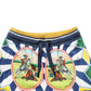 Multicolor Siciliano Saretto Joggers Pants