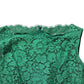 Green Floral Lace Cotton Sleeveless Midi Dress