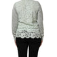 Green ButtonDown LongSleeve Cardigan Sweater
