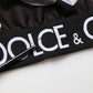Black DG Love Yourself Sports Bra Cropped Top