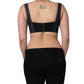 Black Denim Corset Bralette Cotton Cropped Top