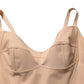 Nude Nylon Full Body Shaper Bodysuit Top