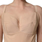 Nude Nylon Full Body Shaper Bodysuit Top