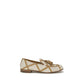 Beige Linen Slip-On Loafers