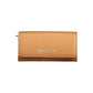 Brown Polyurethane Women's Wallet
