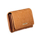 Brown Polyurethane Women's Wallet