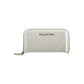 Silver Polyurethane Womens Wallet