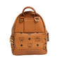 Stark Mini Backpack in Visetos Cognac