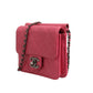 Pink Quilted Lambskin Leather Classic Square Mini Flap Bag