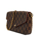 Damier Ebene Pochette Felice Chain Wallet