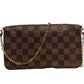 Damier Ebene Pochette Felice Chain Wallet