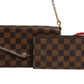 Damier Ebene Pochette Felice Chain Wallet