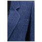 Blue Elastane Denim Jacket