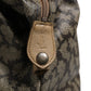 Green and Brown Pattern Canvas Duffel Bag