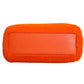 Orange Leather and Shearling Mini Peekaboo Top Handle Bag