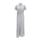 Multicolor Silk Casual Dress