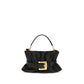 Black Calf Leather Bos Taurus Shoulder Bag