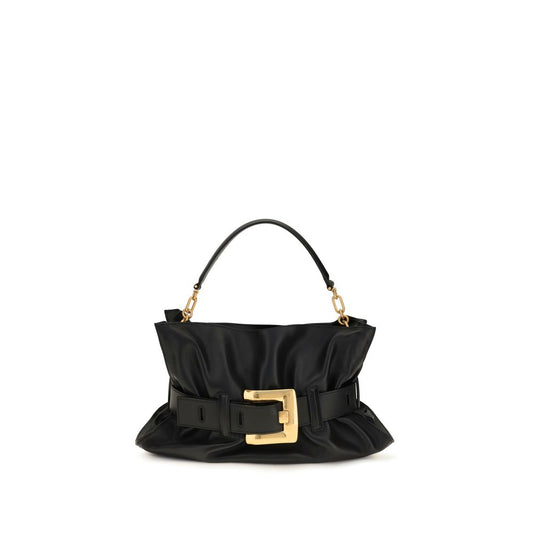 Black Calf Leather Bos Taurus Shoulder Bag