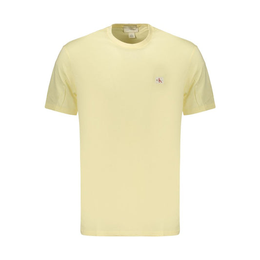 Yellow Cotton Men's T-Shirt