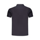 Blue Cotton Men's Polo Shirt