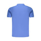 Blue Cotton Men's Polo Shirt