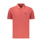 Red Cotton Men's Polo Shirt