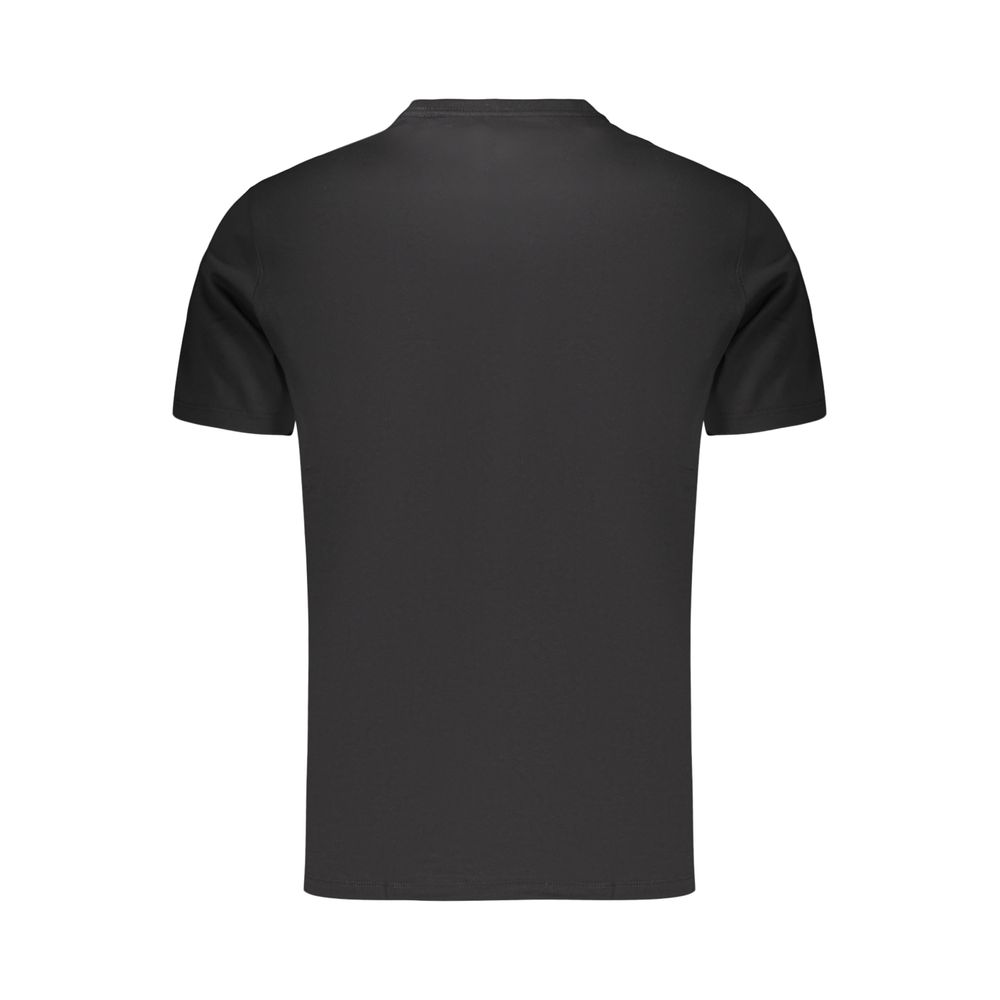 Black Cotton Men's T-Shirt