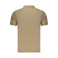 Brown Cotton Men's Polo Shirt