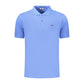Blue Cotton Men's Polo Shirt