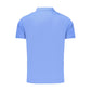 Blue Cotton Men's Polo Shirt