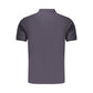 Blue Cotton Men's Polo