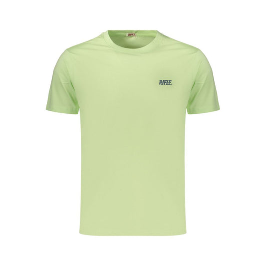 Green Cotton Men's T-Shirt