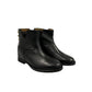 Black Leather Women Boot