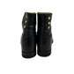 Black Leather Women Boot