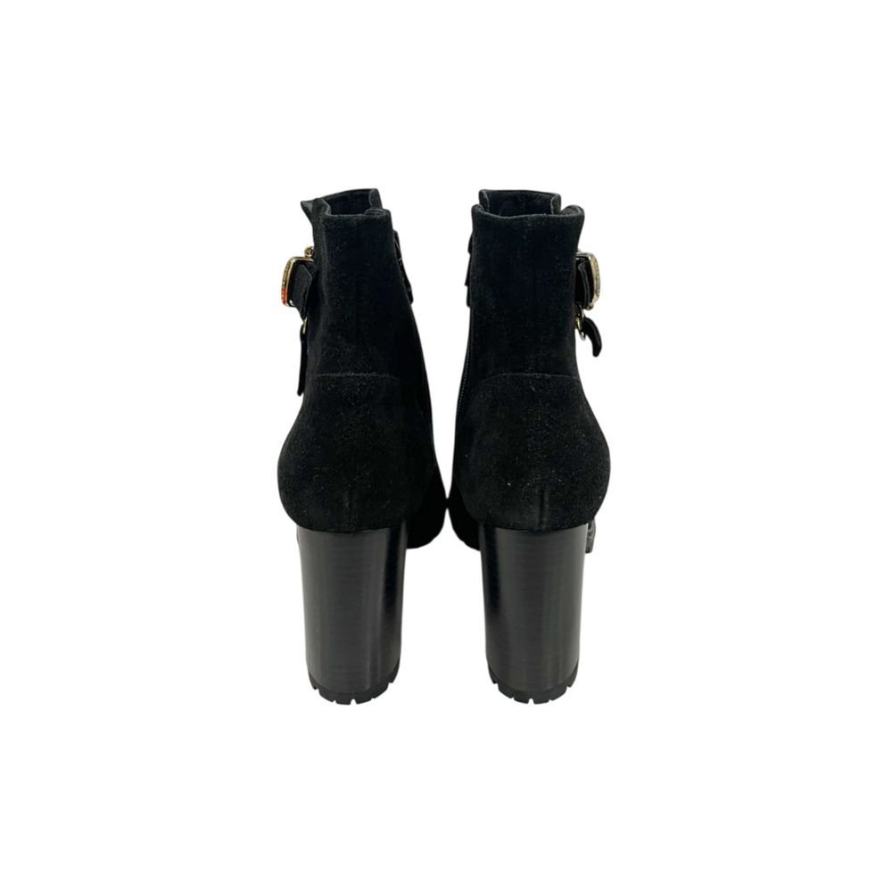 Black Leather Women's Boot