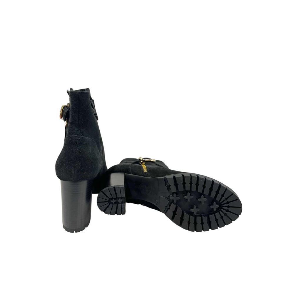 Black Leather Women's Boot