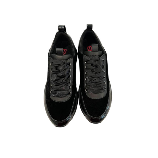Black Fabric Women Sneaker