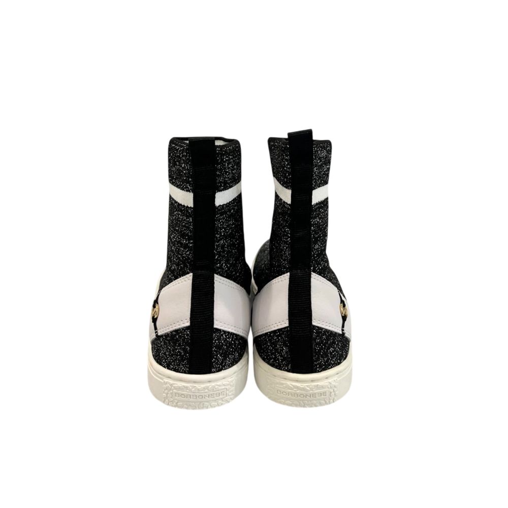 Black Rubber Women Sneaker