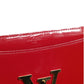 Louise PM Red Patent Leather Wallet On Chain