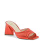 Multicolor Leather Platform Sandals