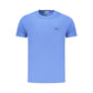 Blue Cotton Men's T-Shirt