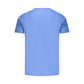 Blue Cotton Men's T-Shirt
