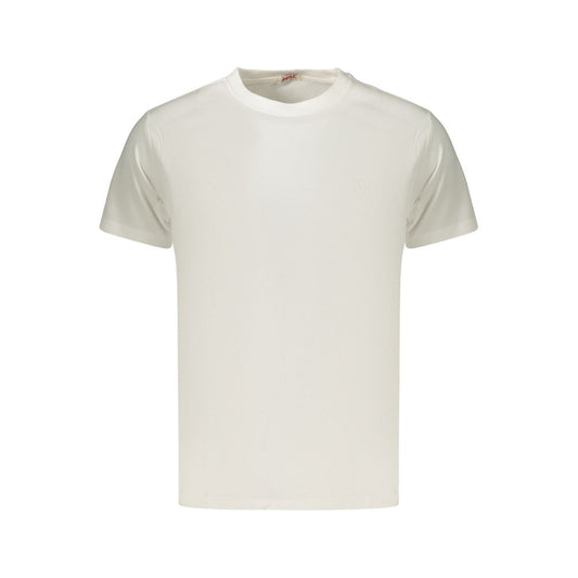 White Cotton Men's T-Shirt