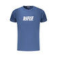 Blue Cotton Men's T-Shirt