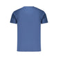 Blue Cotton Men's T-Shirt