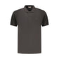 Black Cotton Men's Polo