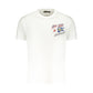 White Cotton Mens T-Shirt