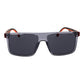 Gray Polyamide Sunglasses